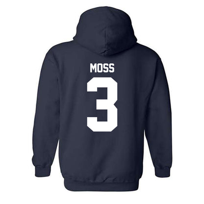 UNF - NCAA Men's Soccer : Jonathan Moss - Classic Fashion Shersey Hooded Sweatshirt-1