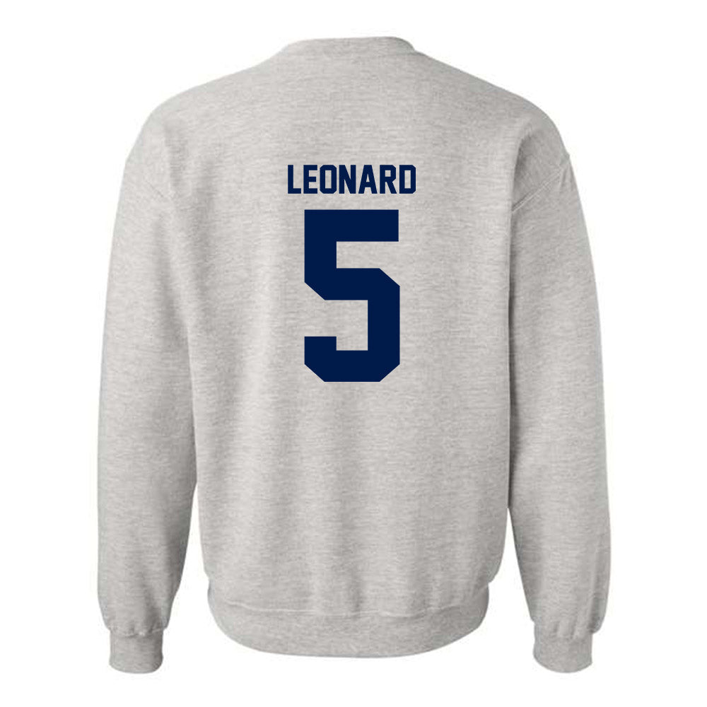 UNF - NCAA Baseball : Cal Leonard - Classic Fashion Shersey Crewneck Sweatshirt-1