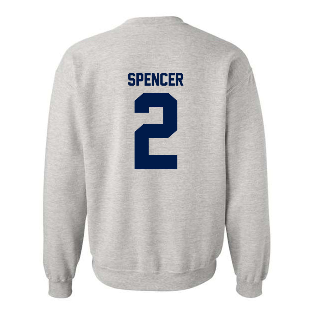 UNF - NCAA Women's Basketball : Jazmine Spencer - Classic Fashion Shersey Crewneck Sweatshirt-1