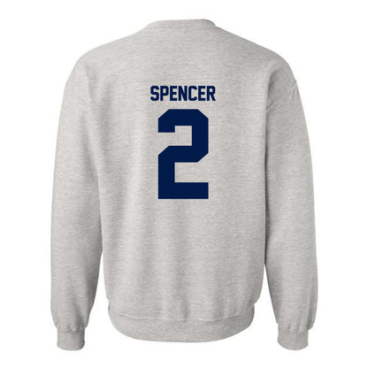 UNF - NCAA Women's Basketball : Jazmine Spencer - Classic Fashion Shersey Crewneck Sweatshirt-1