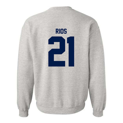 UNF - NCAA Men's Soccer : Rafa Rios - Classic Fashion Shersey Crewneck Sweatshirt-1