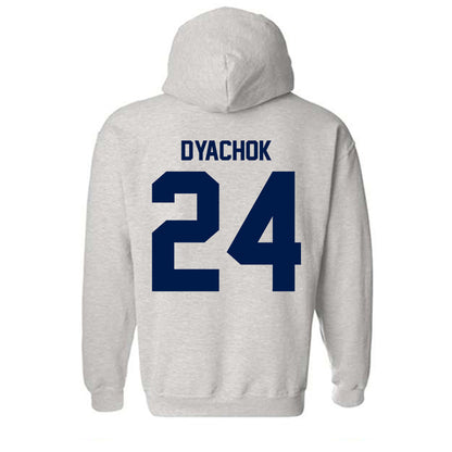 UNF - NCAA Men's Basketball : Nestor Dyachok - Classic Fashion Shersey Hooded Sweatshirt-1