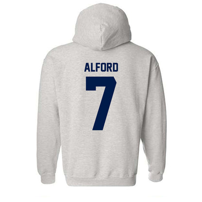 UNF - NCAA Baseball : Seth Alford - Classic Fashion Shersey Hooded Sweatshirt-1