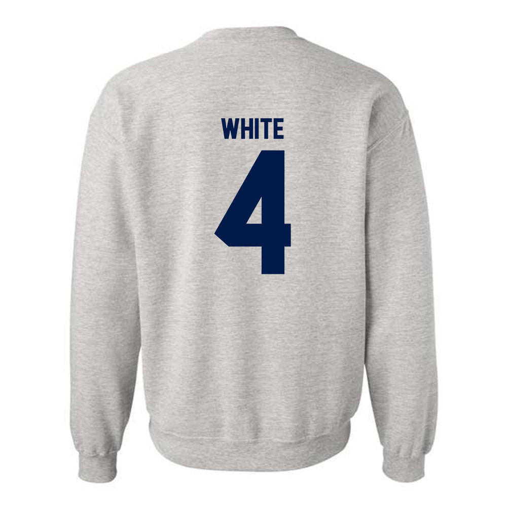 UNF - NCAA Baseball : Carter White - Classic Fashion Shersey Crewneck Sweatshirt-1