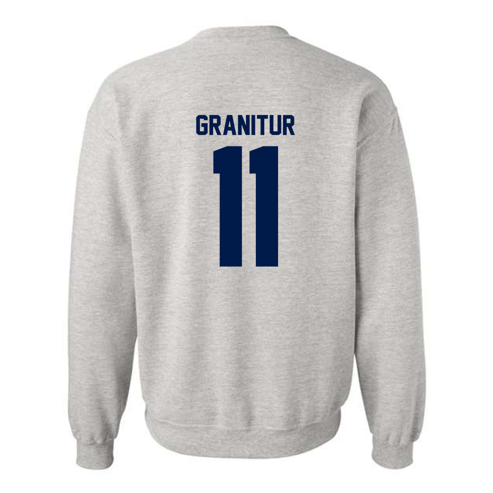 UNF - NCAA Men's Soccer : Luc Granitur - Classic Fashion Shersey Crewneck Sweatshirt-1