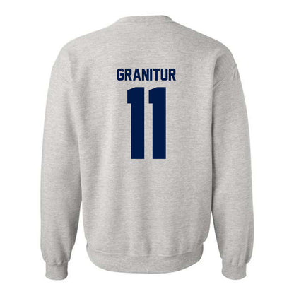 UNF - NCAA Men's Soccer : Luc Granitur - Classic Fashion Shersey Crewneck Sweatshirt-1