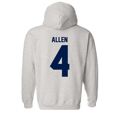 UNF - NCAA Women's Soccer : Courtney Allen - Classic Fashion Shersey Hooded Sweatshirt-1
