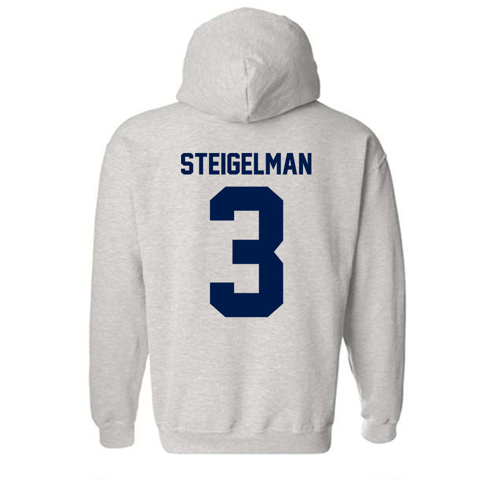 UNF - NCAA Men's Soccer : Herbie Steigelman - Classic Fashion Shersey Hooded Sweatshirt-1
