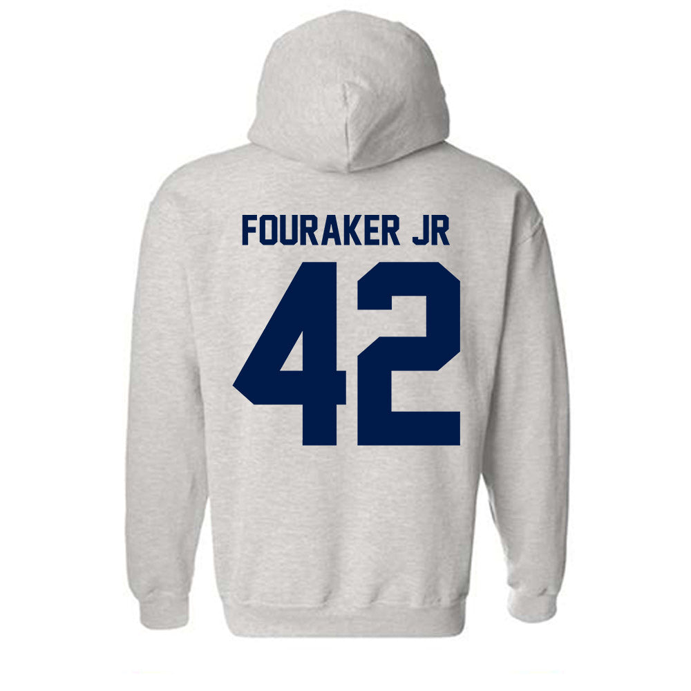 UNF - NCAA Baseball : Eric Fouraker Jr - Classic Fashion Shersey Hooded Sweatshirt-1
