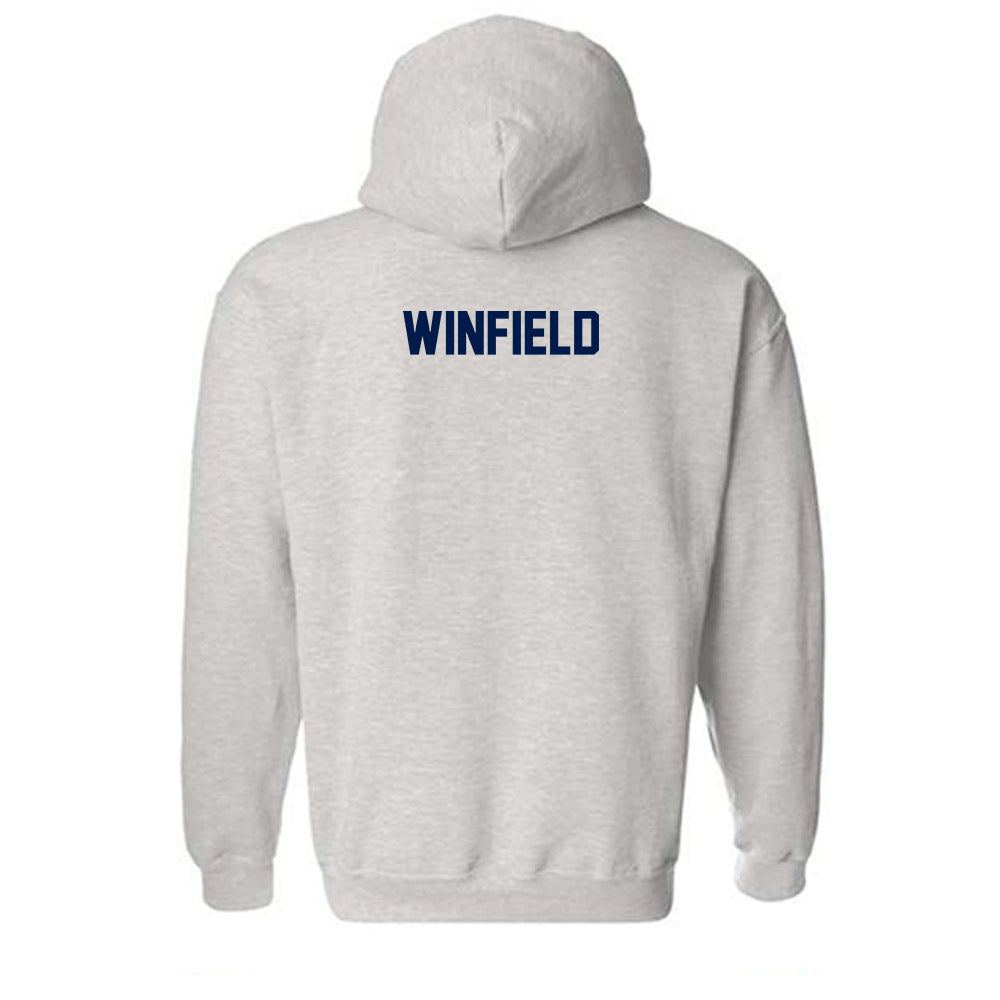 UNF - NCAA Men's Track & Field : Michael Winfield - Classic Fashion Shersey Hooded Sweatshirt-1