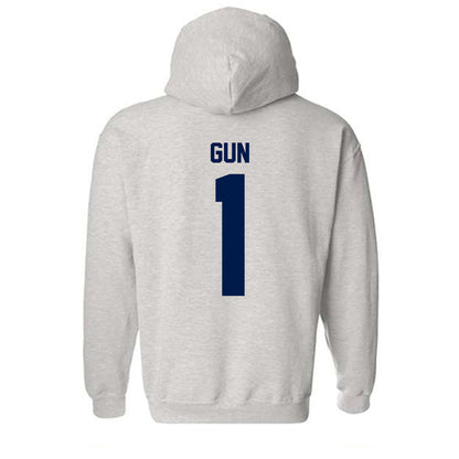 UNF - NCAA Men's Soccer : Micah Gun - Classic Fashion Shersey Hooded Sweatshirt-1