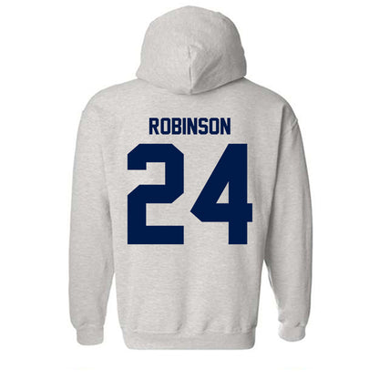 UNF - NCAA Women's Soccer : Brenna Robinson - Classic Fashion Shersey Hooded Sweatshirt-1