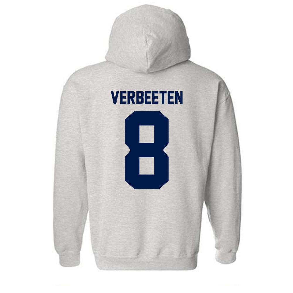 UNF - NCAA Women's Basketball : Megan Verbeeten - Classic Fashion Shersey Hooded Sweatshirt-1