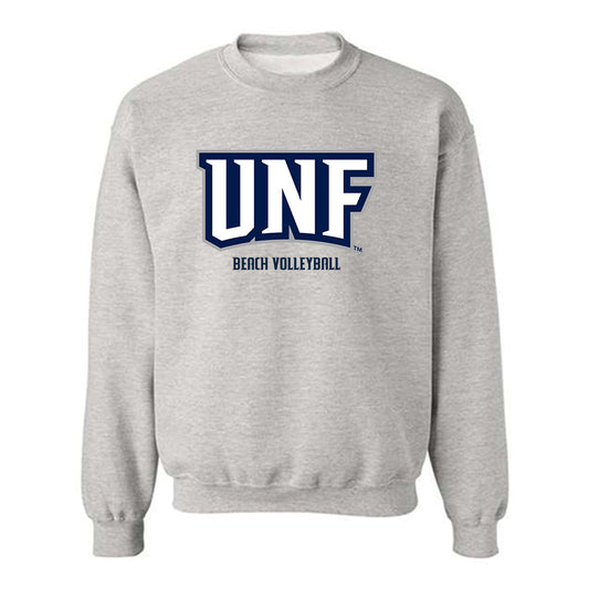 UNF - NCAA Beach Volleyball : Mariana Feliciano-Sanchez - Classic Fashion Shersey Crewneck Sweatshirt-0