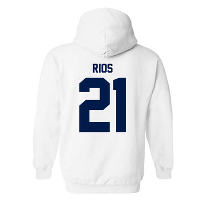 UNF - NCAA Men's Soccer : Rafa Rios - Classic Fashion Shersey Hooded Sweatshirt-1