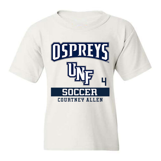 UNF - NCAA Women's Soccer : Courtney Allen - Youth T-Shirt