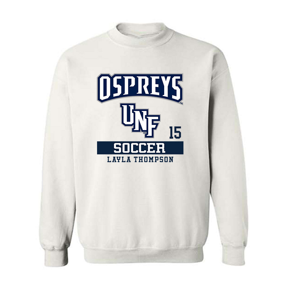 UNF - NCAA Women's Soccer : Layla Thompson - Crewneck Sweatshirt