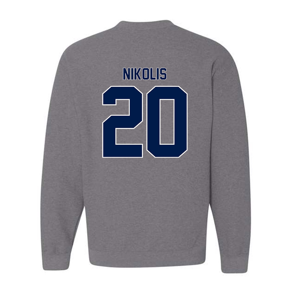 UNF - NCAA Baseball : Trevor Nikolis - Classic Fashion Shersey Crewneck Sweatshirt-1