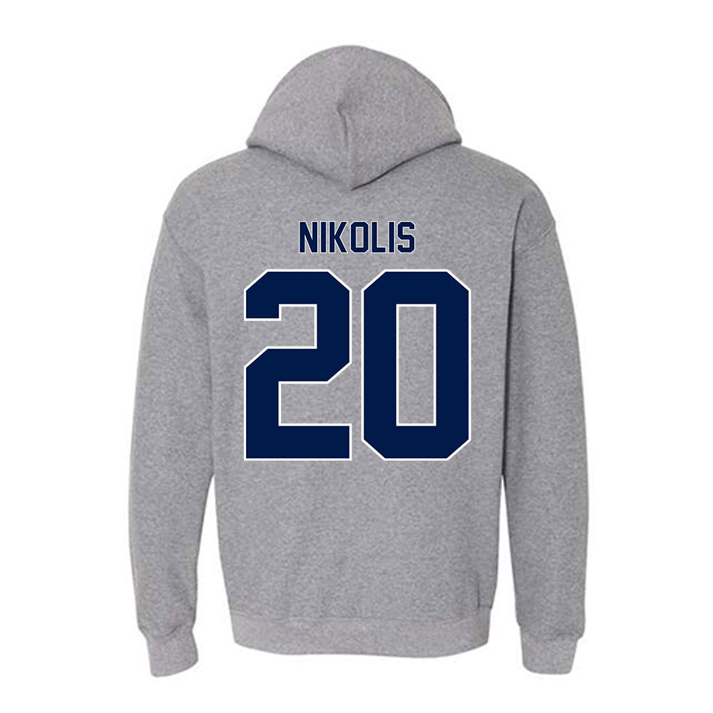 UNF - NCAA Baseball : Trevor Nikolis - Classic Fashion Shersey Hooded Sweatshirt-1