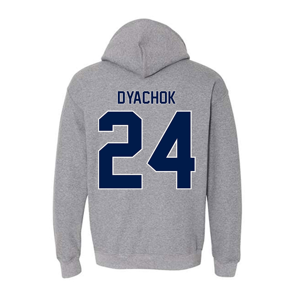 UNF - NCAA Men's Basketball : Nestor Dyachok - Classic Fashion Shersey Hooded Sweatshirt-1