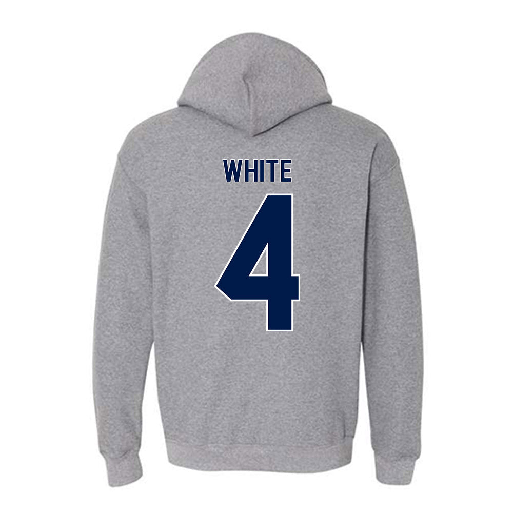 UNF - NCAA Baseball : Carter White - Classic Fashion Shersey Hooded Sweatshirt-1