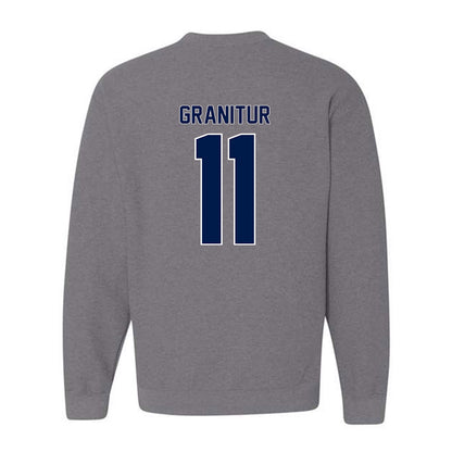 UNF - NCAA Men's Soccer : Luc Granitur - Classic Fashion Shersey Crewneck Sweatshirt-1
