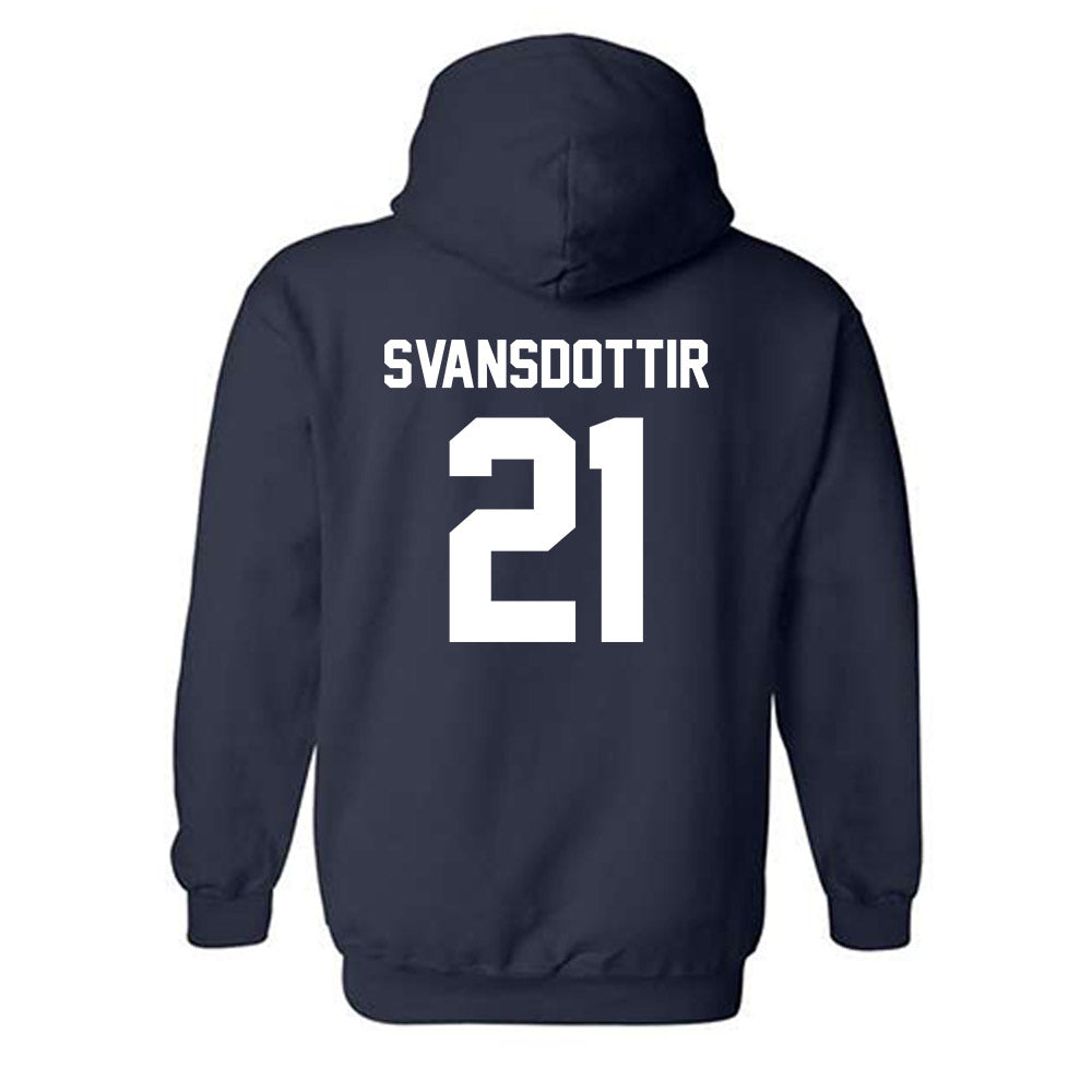 UNF - NCAA Women's Basketball : Agnes Svansdottir - Hooded Sweatshirt Classic Shersey