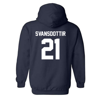 UNF - NCAA Women's Basketball : Agnes Svansdottir - Hooded Sweatshirt Classic Shersey
