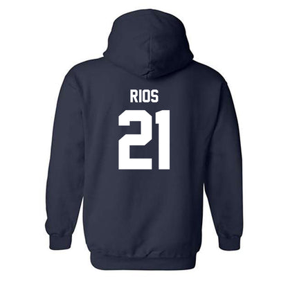 UNF - NCAA Men's Soccer : Rafa Rios - Classic Shersey Hooded Sweatshirt-1