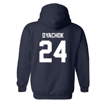 UNF - NCAA Men's Basketball : Nestor Dyachok - Classic Shersey Hooded Sweatshirt-1