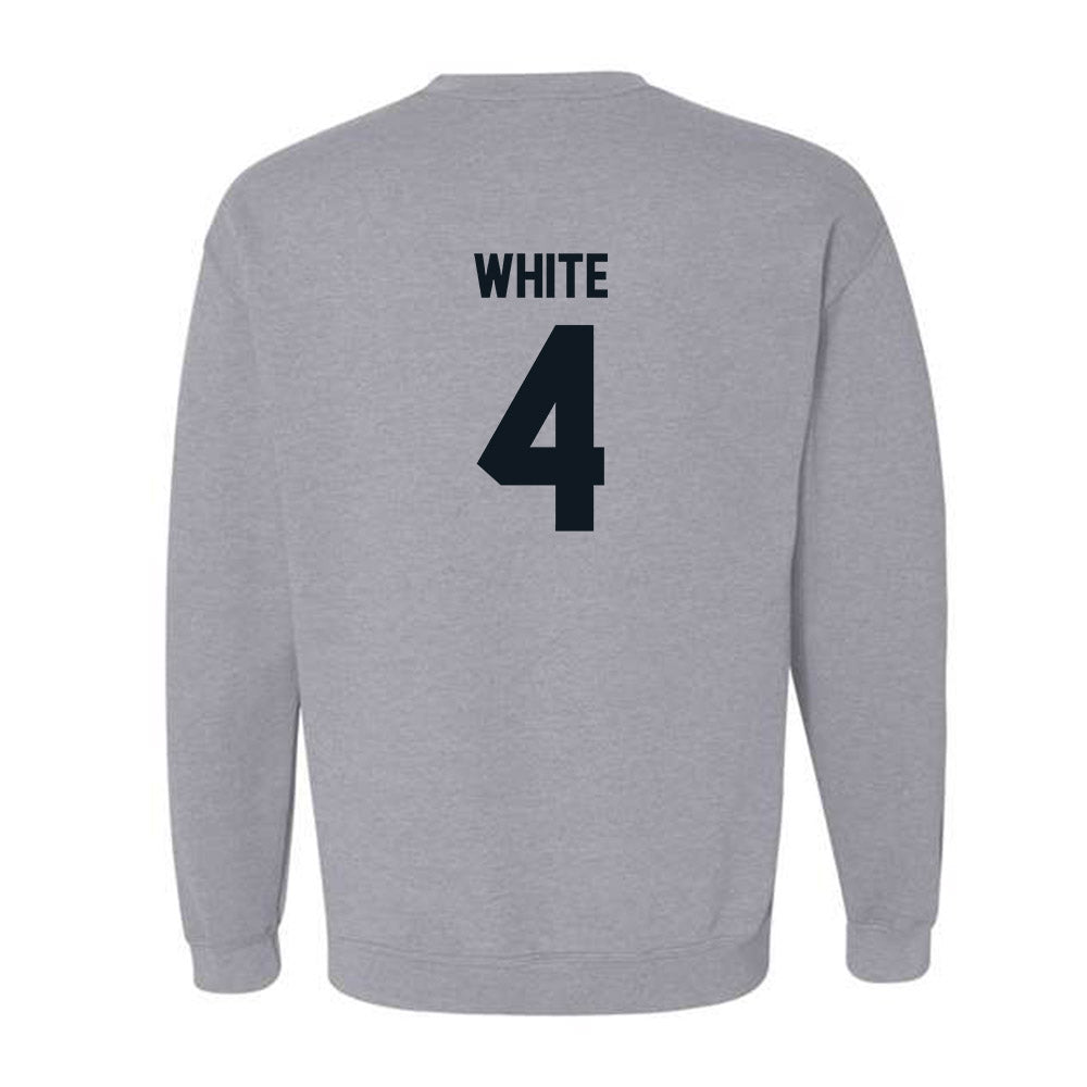 UNF - NCAA Baseball : Carter White - Classic Shersey Crewneck Sweatshirt-1