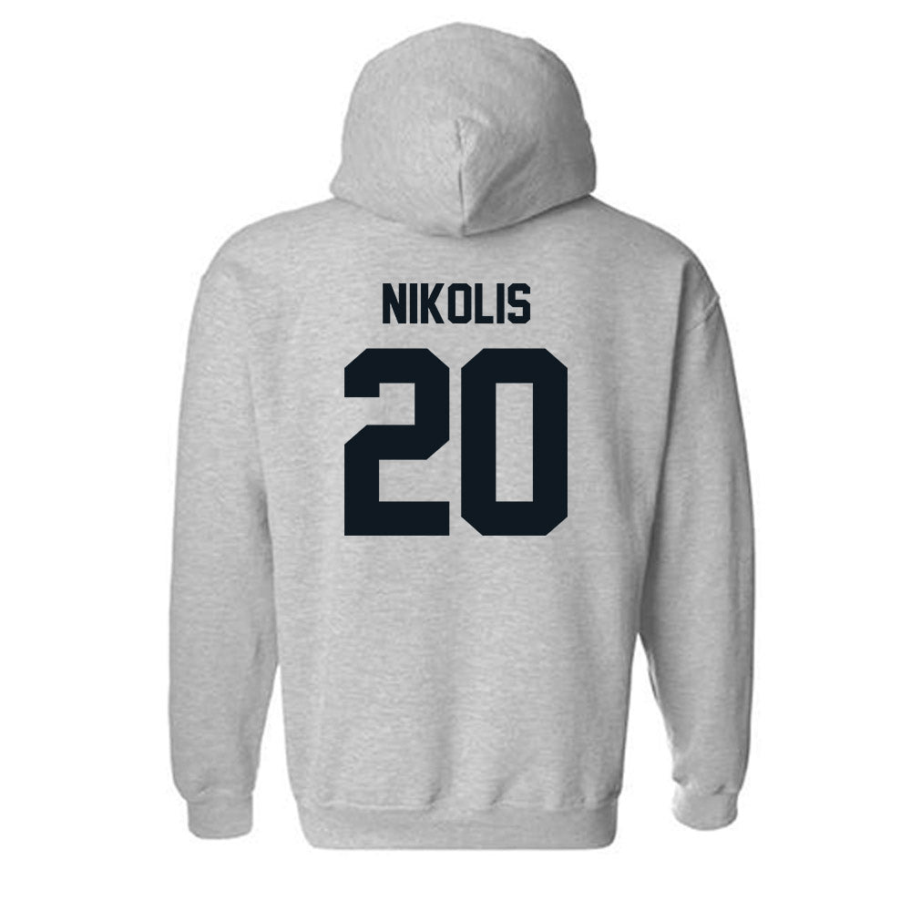 UNF - NCAA Baseball : Trevor Nikolis - Classic Shersey Hooded Sweatshirt-1