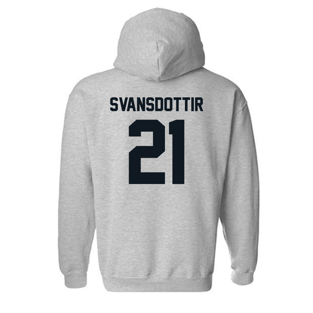 UNF - NCAA Women's Basketball : Agnes Svansdottir - Hooded Sweatshirt Classic Shersey