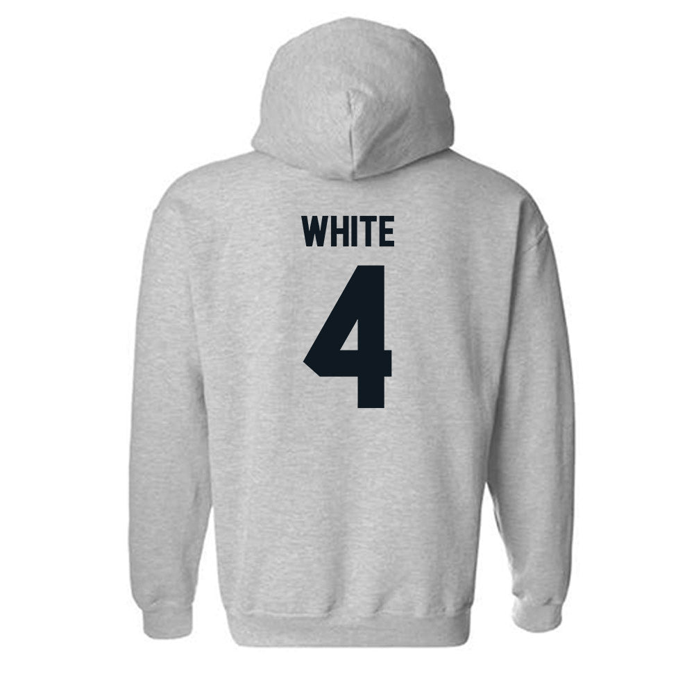 UNF - NCAA Baseball : Carter White - Classic Shersey Hooded Sweatshirt-1