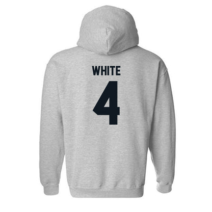 UNF - NCAA Baseball : Carter White - Classic Shersey Hooded Sweatshirt-1