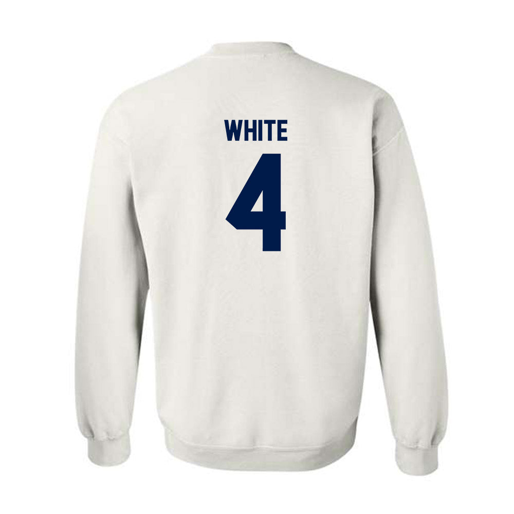 UNF - NCAA Baseball : Carter White - Classic Shersey Crewneck Sweatshirt-1