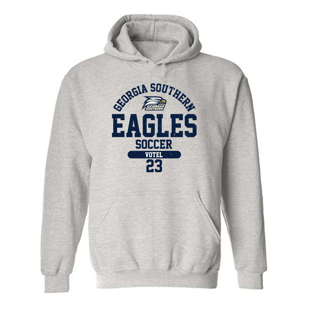 Georgia Southern - NCAA Men's Soccer : Charles Votel - Classic Fashion Shersey Hooded Sweatshirt-0