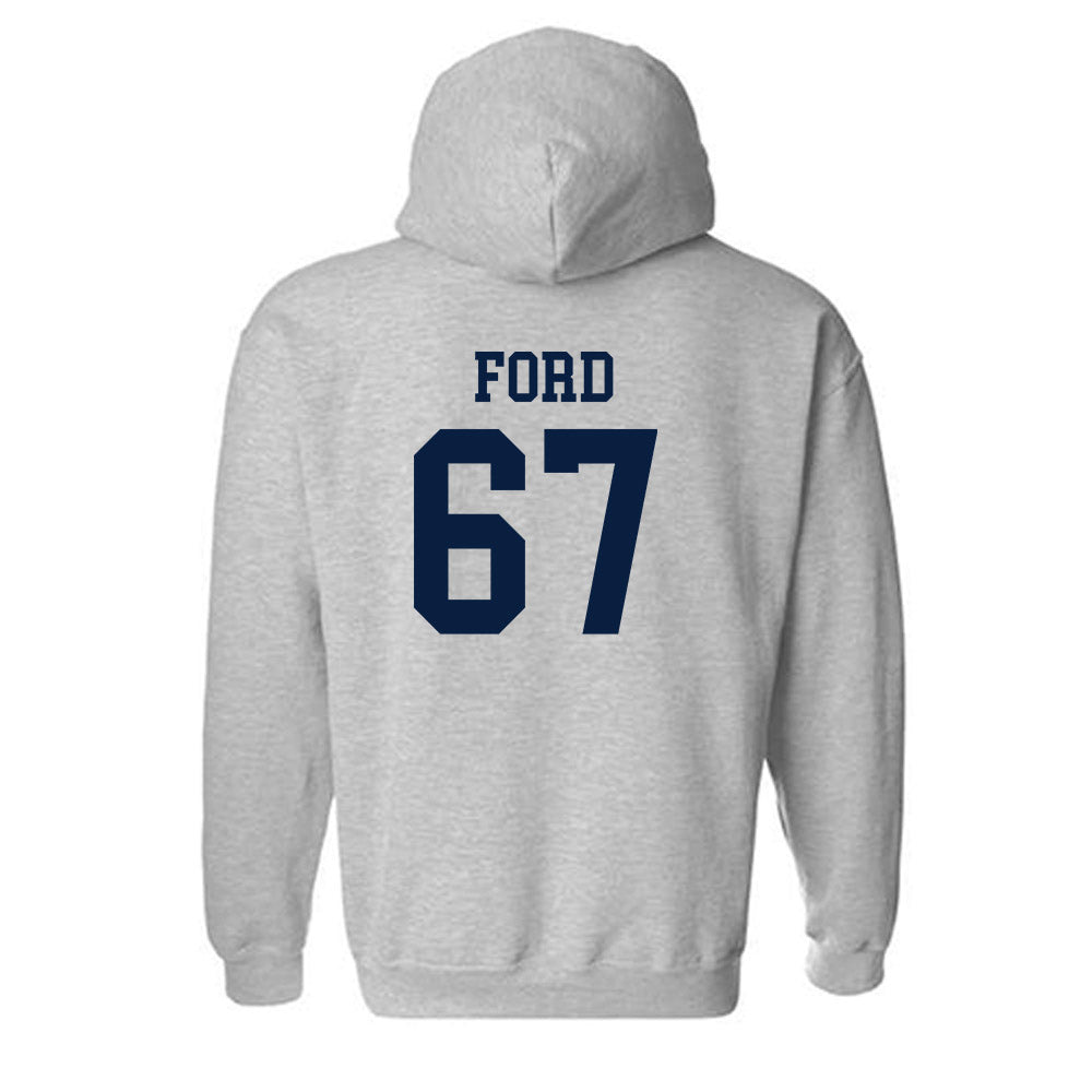 Georgia Southern - NCAA Football : Josh Ford - Classic Shersey Hooded Sweatshirt-1