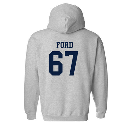 Georgia Southern - NCAA Football : Josh Ford - Classic Shersey Hooded Sweatshirt-1