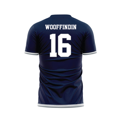 Georgia Southern - NCAA Women's Soccer : Libby Wooffindin - Navy Soccer Jersey-1