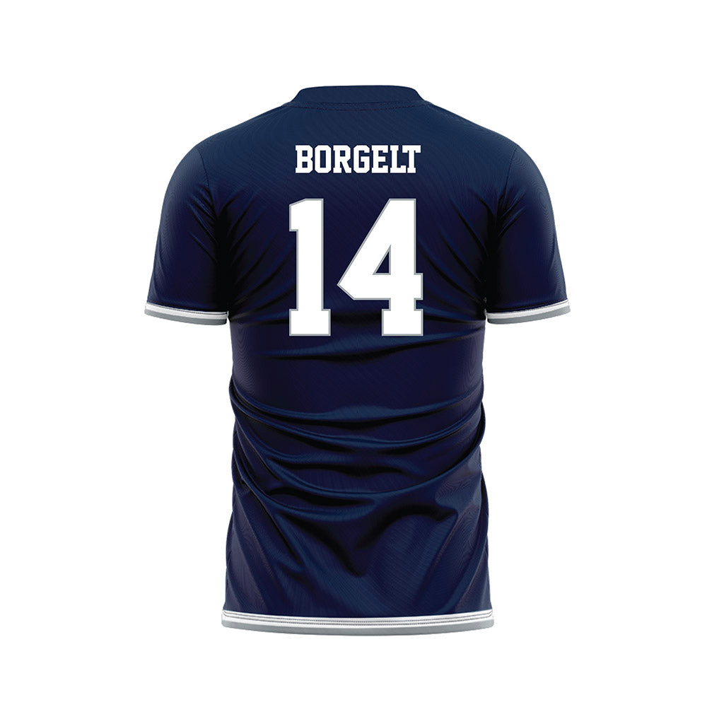 Georgia Southern - NCAA Women's Soccer : Carley Borgelt - Navy Soccer Jersey-1
