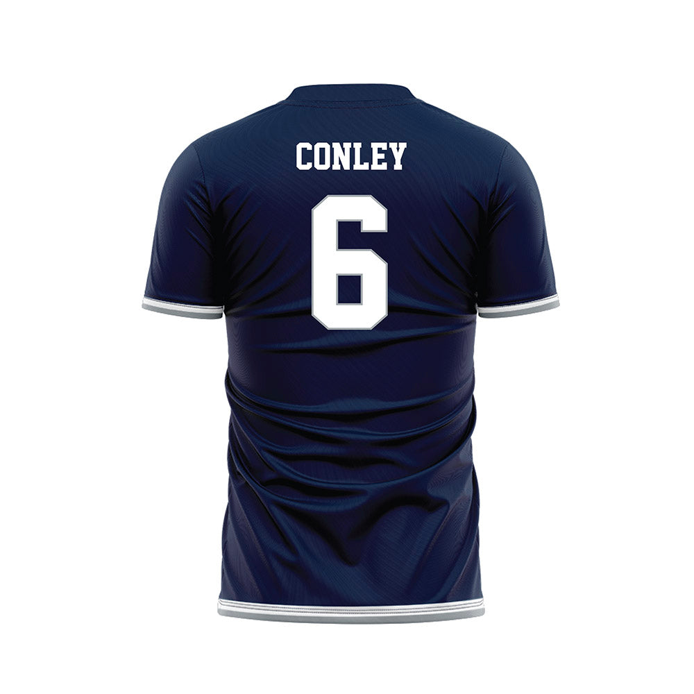 Georgia Southern - NCAA Women's Soccer : Brianna Conley - Navy Soccer Jersey-1