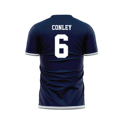 Georgia Southern - NCAA Women's Soccer : Brianna Conley - Navy Soccer Jersey-1