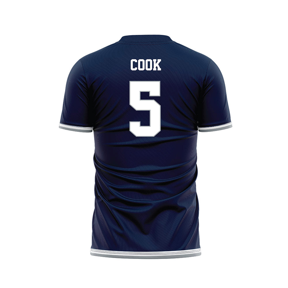 Georgia Southern - NCAA Women's Soccer : Kaitlin Cook - Navy Soccer Jersey-1