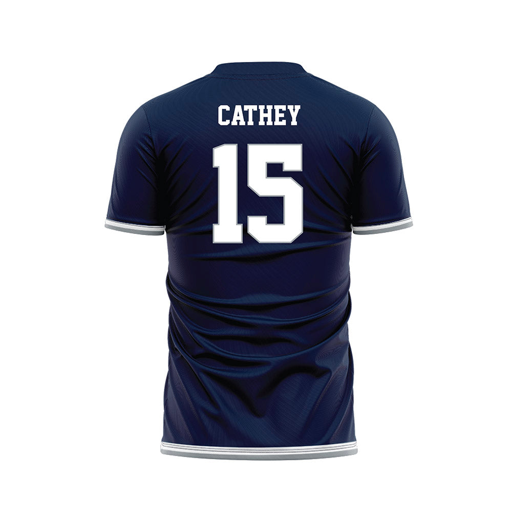 Georgia Southern - NCAA Women's Soccer : Paisley Cathey - Navy Soccer Jersey-1