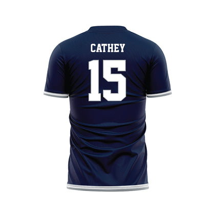 Georgia Southern - NCAA Women's Soccer : Paisley Cathey - Navy Soccer Jersey-1