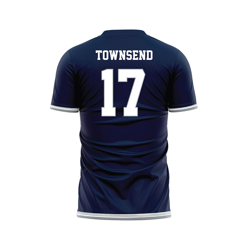 Georgia Southern - NCAA Women's Soccer : Gwenna Townsend - Navy Soccer Jersey-1