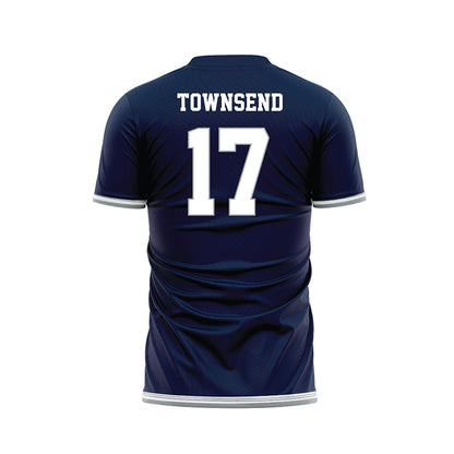 Georgia Southern - NCAA Women's Soccer : Gwenna Townsend - Navy Soccer Jersey-1