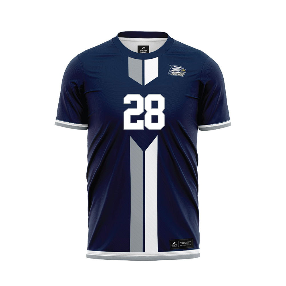 Georgia Southern - NCAA Women's Soccer : katie oakley - Navy Soccer Jersey-0