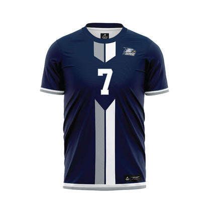 Georgia Southern - NCAA Women's Soccer : Kendall Wilson - Navy Soccer Jersey-0